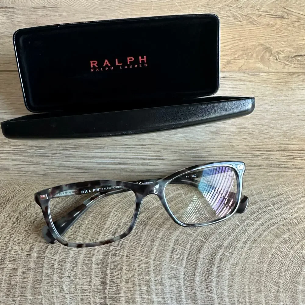 Ralph by Ralph Lauren RA7089 1692 Blue Tortoise Shell eyeglasses with case